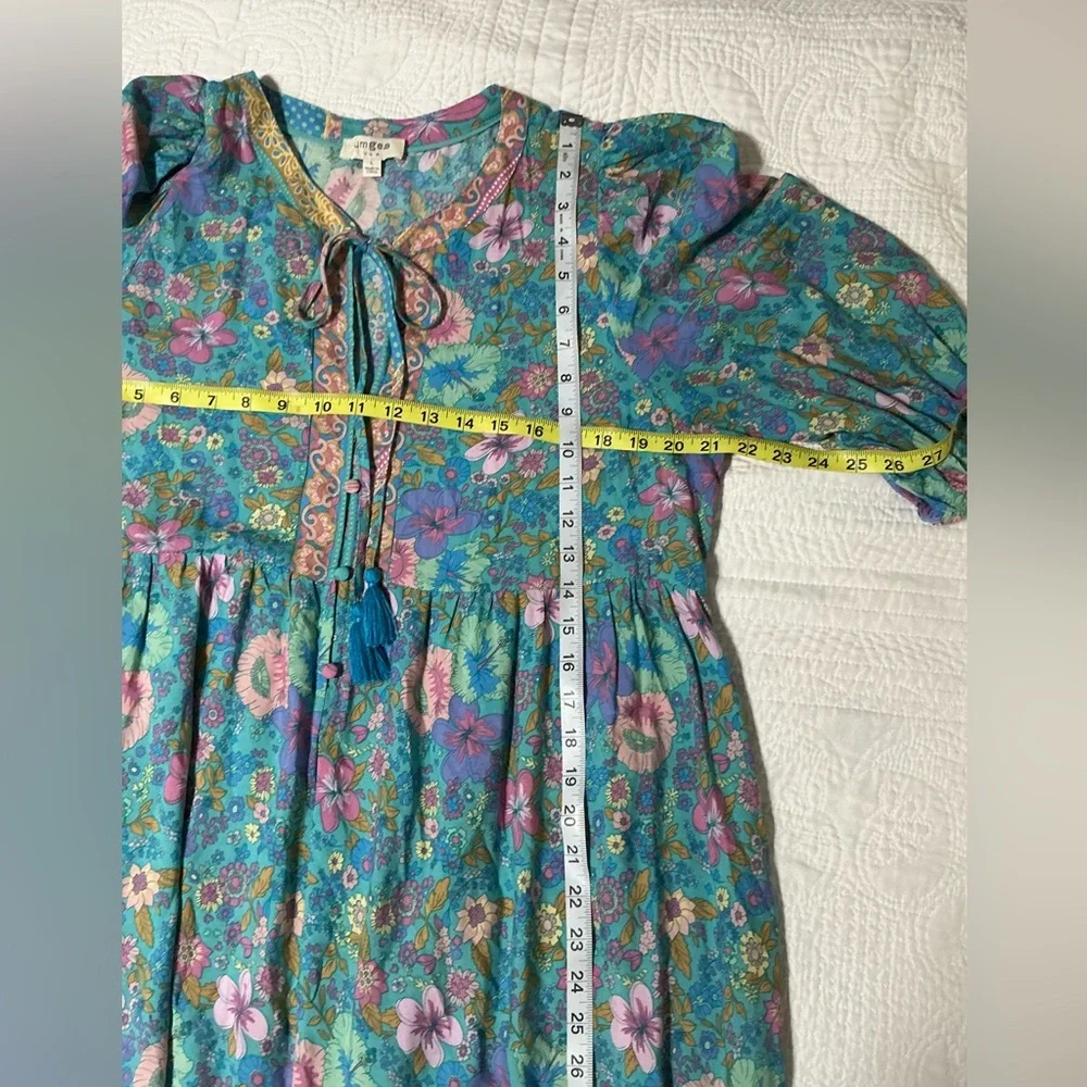 Umgee womans Hibiscus Lane boho midi dress size M - Picture 11 of 15